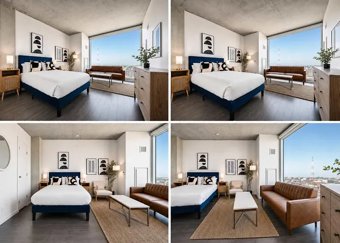 Apartment Boulevard Skyline Rooftop Pool Gym & Parking Phoenix
